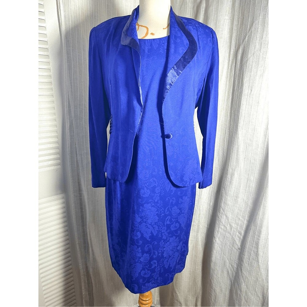 Miss Dorby Dress Suit Size 14 Vintage 80's Boss Lady Corporate Chic Suit